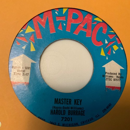 Harold burrage master key - master,