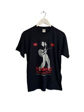 27 Rail pull Elvis Presley Porthcawl Festival Single Stitch T Shirt Black Sz XL