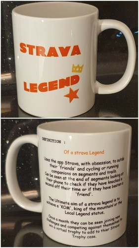Strava legend mug cycling - strava, mug.