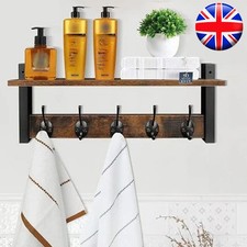Wall Mounted Coat Rack Shelf