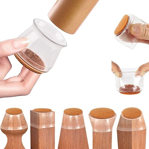 24pcs silicone chair leg - 4-24pcs,