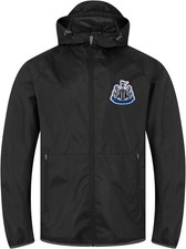 NEWCASTLE UNITED Hoodie Windbreaker Mens MEDIUM Hooded Shower Jacket