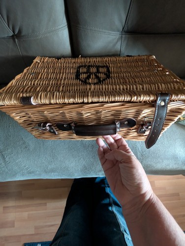 Willow wicker storage basket - wicker,