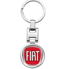 FIAT Keyring Chrome Keychain