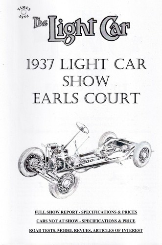 The light car 1937 - show, plus