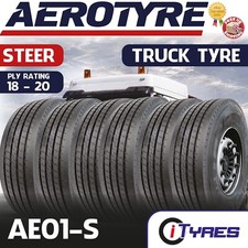 X6 315 70 22.5 AEROTYRE AE01-S HIGH MILEAGE 18PLY TRUCK,LORRY,HGV STEER TYRES