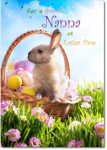 Doodlecards nanna easter card - easter,