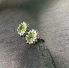 peridot 925 sterling silver