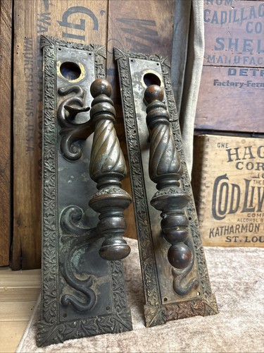 Large ornate antique bronze - large,