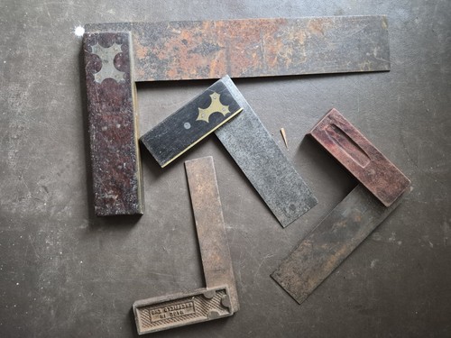Vintage carpenters squares - vintage,
