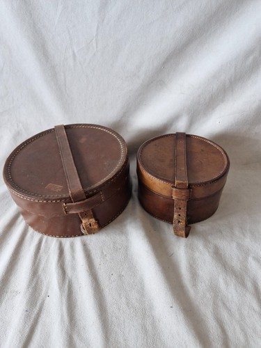 Antique vintage leather collar - leather,