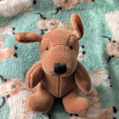 Brown dog 8cm soft - dog, toy