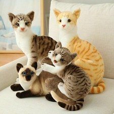 Realistic Cat Plush Toy