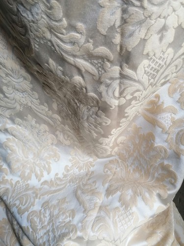 Huge gold damask brocade