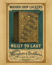 Harrison & Bros Wooden Lockers