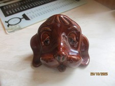 Vintage Ceramic Dog Head Glasses/Spectacles Holder Kitsch