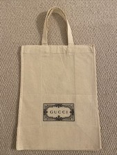 Gucci Cream Cotton Tote Bag