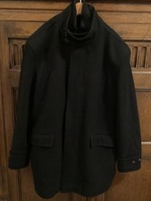 Mens Black Wool mix  Coat-