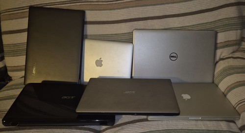 Job lot various laptops dell - lot,