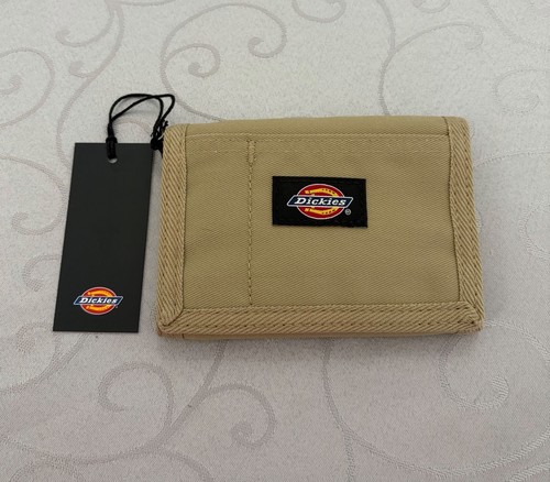 Dickies beige trifold wallet - beige,
