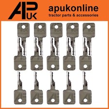 15x Ignition Key for Case International Harvester Bobcat Skid Steer Excavator
