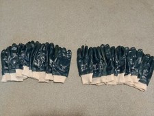 Work Gloves, size 9, PVC work gloves, 10 pairs