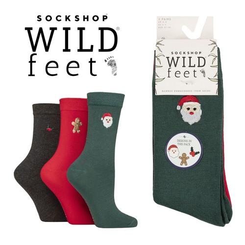 Christmas socks womens - christmas, bamboo