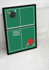 TABLE TENNIS POSTER MINIMAL