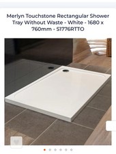 Merlyn Touchstone Rectangular Shower Tray 1680mm x 760mm