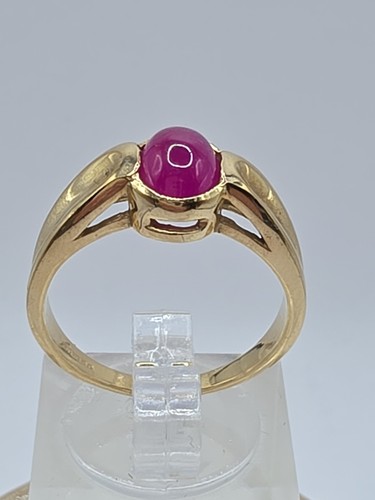 Gems 9ct gold ruby ring - ruby,