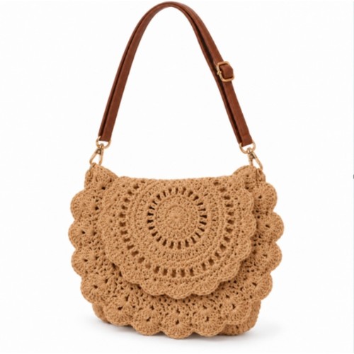 Boho crochet woven shoulder - boho,