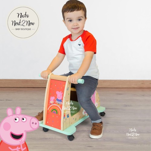 New peppa pig wooden - new, ride