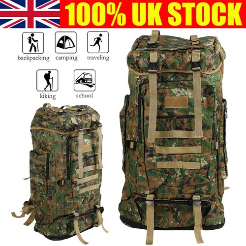 100l large rucksack outdoor - 100l,