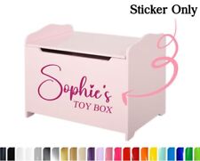 Personalised Toy Box Name