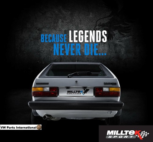 For golf mk1 - vw, milltek