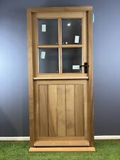 Exterior Double Glazed Front Door Sapele Stable Door & Frame 928mm X 2075mm