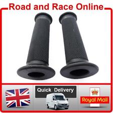 Replacement Motorcycle / Motorbike Handlebar Grips in Black Open Ended Soft Comp