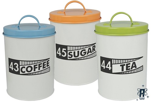 New vintage style enamel - style, sugar