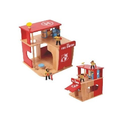 Fire station with accessories - fire,
