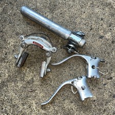 Weinmann Brake Calipers 750 & Break Lever & Seat Post - OLD BMX parts? FREE Post