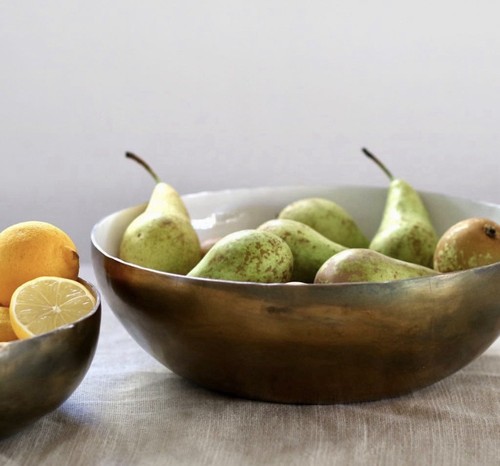 White copper bowl - copper,