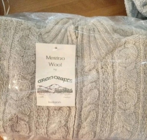 Aran crafts cream cable knit - crafts,