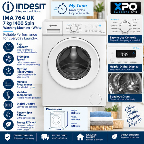 Indesit time ima 764 7kg - my,