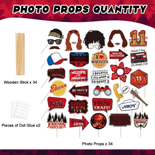34pcs set stranger - 34pcs/set, things
