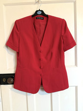 Jacques Vert Blazer Jacket Red