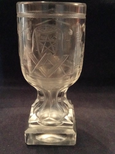 Vintage masonic goblet wheel - masonic,
