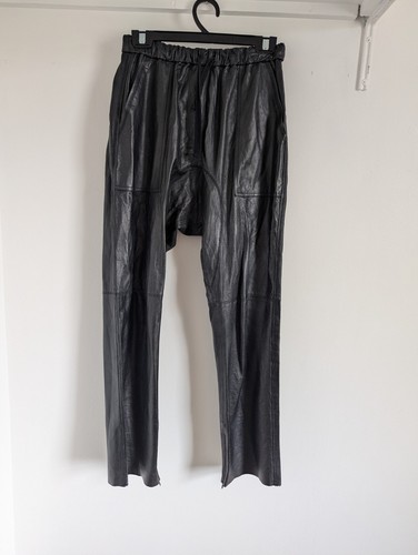 Zara leather drop - drop, crotch