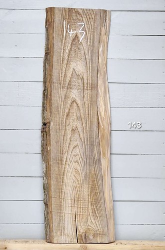 Elm live edge timber - timber, 1240mm