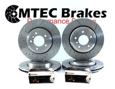 BMW E46 Estate 330d 330i 00-05 Front & Rear Brake Discs & MTEC Pads 325mm 320mm