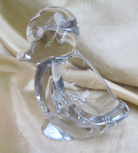 Vannes france art glass - glass, duck